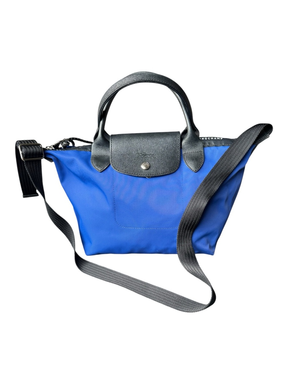 Longchamp Le Pliage energy Small Blue Nylon Crossbody Tote